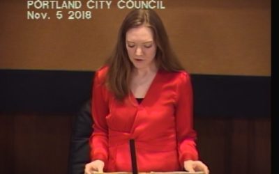 Portland City Council – 11/5/18