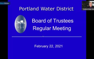 Porland Water District Meeting- 02-22-21
