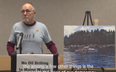 Martha Spiess Presents – News Conference on Oil Drilling in Maine Waters
