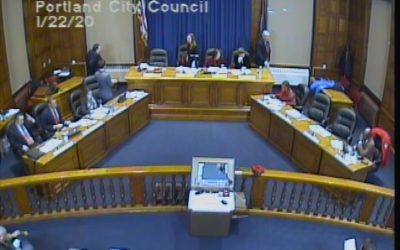 Portland City Council 1/22/20