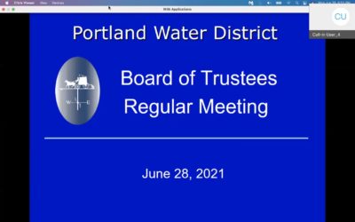 Portland Water District Meeting- June 2021 – 06-28-21