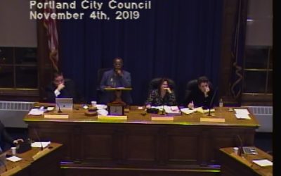 Portland City Council – 11/4/19