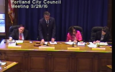 Portland City Council – 3-26-16