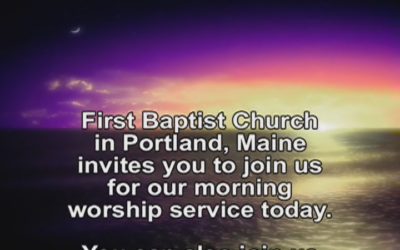 First Baptist Church – Easter Sunday Worship