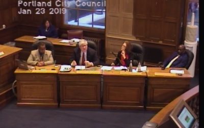 Portland City Council Workshop 1/23/19