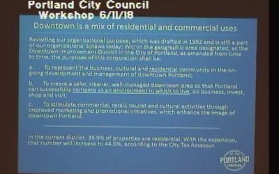 Portland City Council Workshop – 6/11/18