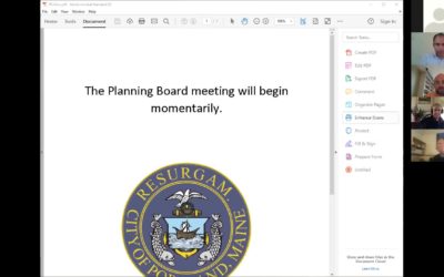 Portland Planning Board 5/12/20