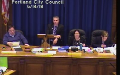 Portland City Council Meeting – 5/14/18