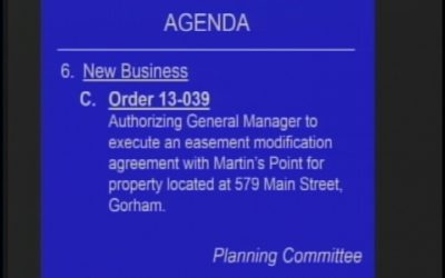 Portland Water District Trustee Meeting 10-28-13