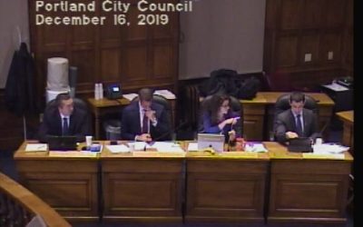 Portland City Council Meeting – 12/16/19