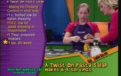 Kids a Cookin – show 2  salad