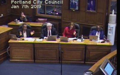 Portland City Council – 1/7/19