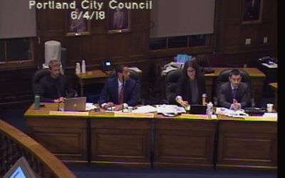 Portland City Council Meeting – 6/4/18