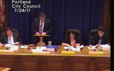 Portland City Council Early Session – 7/24/17