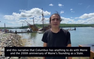 Lokotah Sanborn Speaks about Columbus ship replica