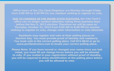 EXPIRED 60 2013 Portland Voter Info – EXP 11-6-13