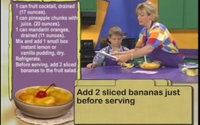 Kids a Cookin – show 1  fruit