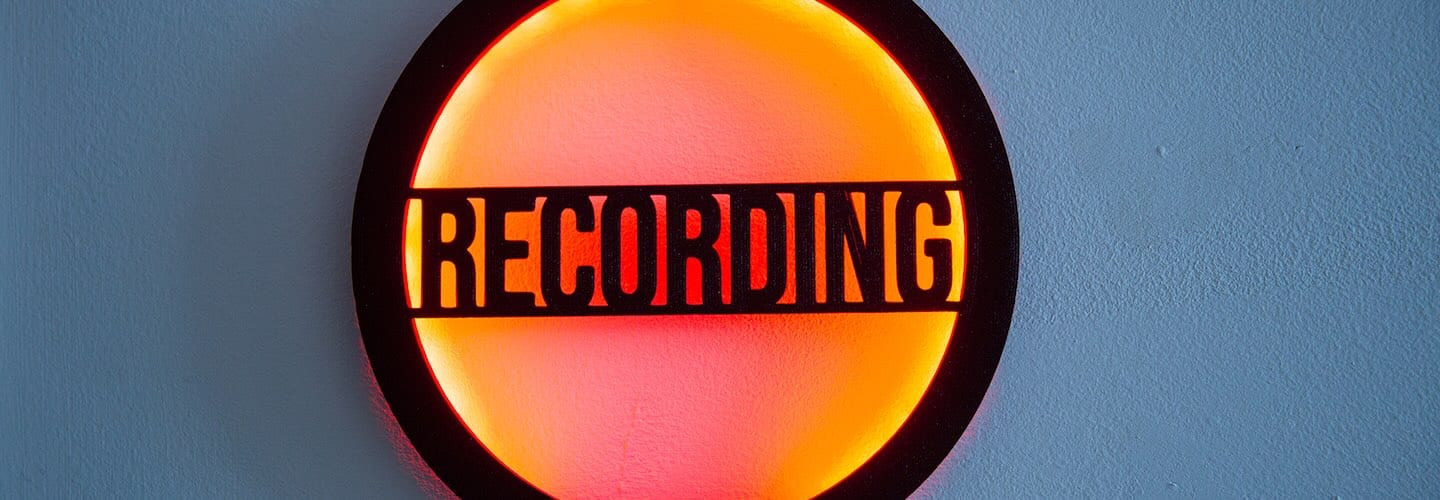 Recording light